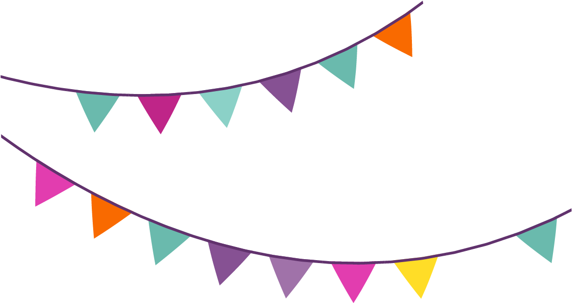 Birthday Party Icon - Streamers Png (1458x1458), Png Download