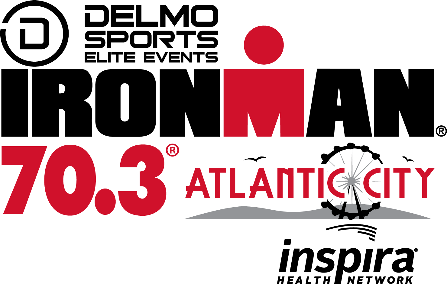 3 Triathlon Atlantic City, Nj Delmo-sports - Ironman Santa Rosa 70.3 (1600x1601), Png Download
