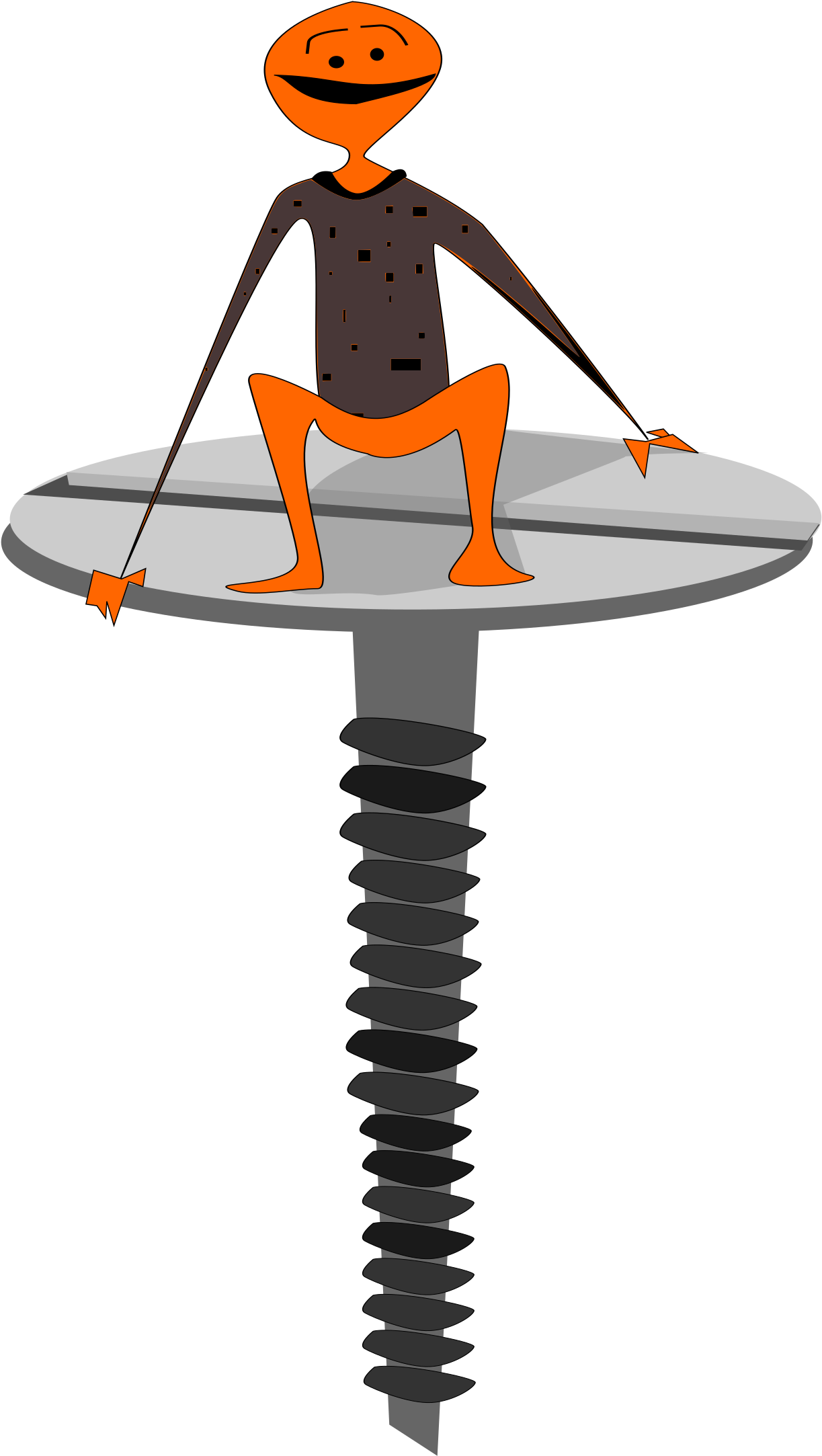 This Free Icons Png Design Of Hombre Tirafondo Sonrie (1320x2400), Png Download