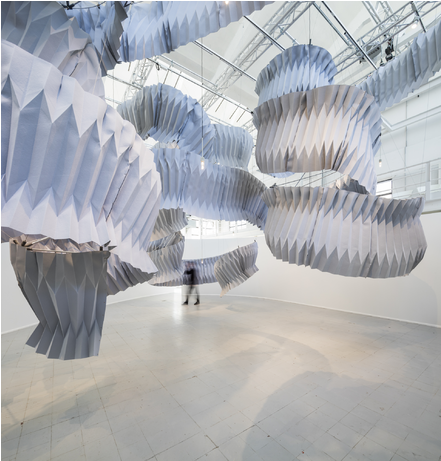 Pollution-guzzling Sculpture Absorbs Fumes Produced - Kengo Kuma Milan Design Week (809x460), Png Download