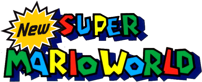 New Super Mario World Logo (701x321), Png Download