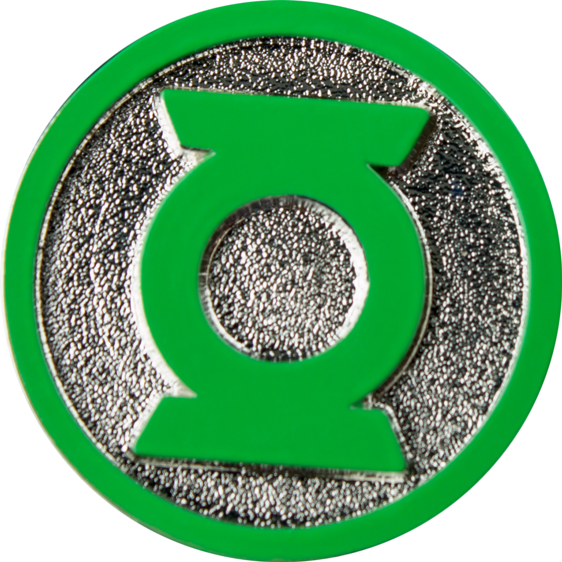 Beautiful Green Lantern Logo Colour Enamel Lapel Pin (1125x1124), Png Download