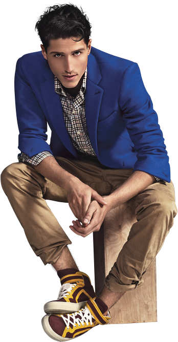 Modelo Hombre Png - Suitcase (580x750), Png Download