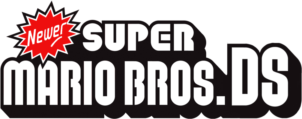New Super Mario Bros Wii Hd (1024x412), Png Download
