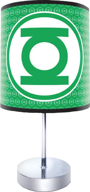 Logo Desk Lamp - Green Lantern Logo Circle (298x635), Png Download