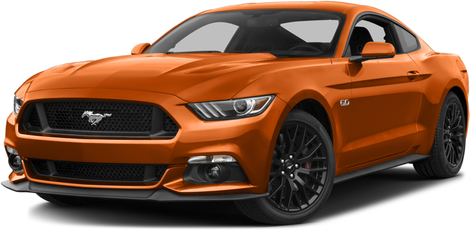 2016 Ford Mustang Gt Orange Exterior - Mustang New Model (1000x750), Png Download