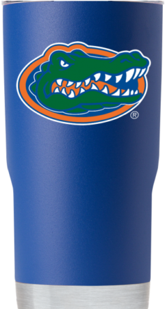 Florida Gator Head 20 Oz Blue Tumbler - Florida Gators (450x450), Png Download