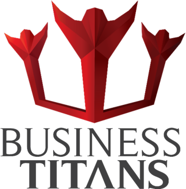 Business Titans Logo (377x368), Png Download