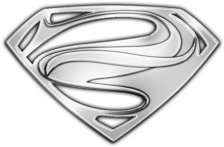 They Asked For Tres - Man Of Steel Silver Logo Png (600x302), Png Download