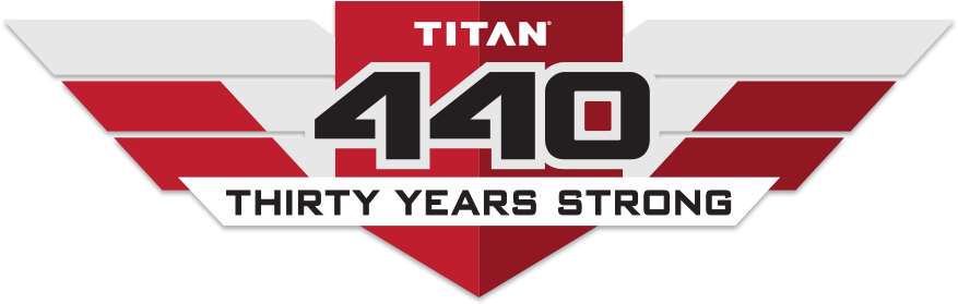 Titan 440 30 Years Strong - Graphic Design (877x279), Png Download