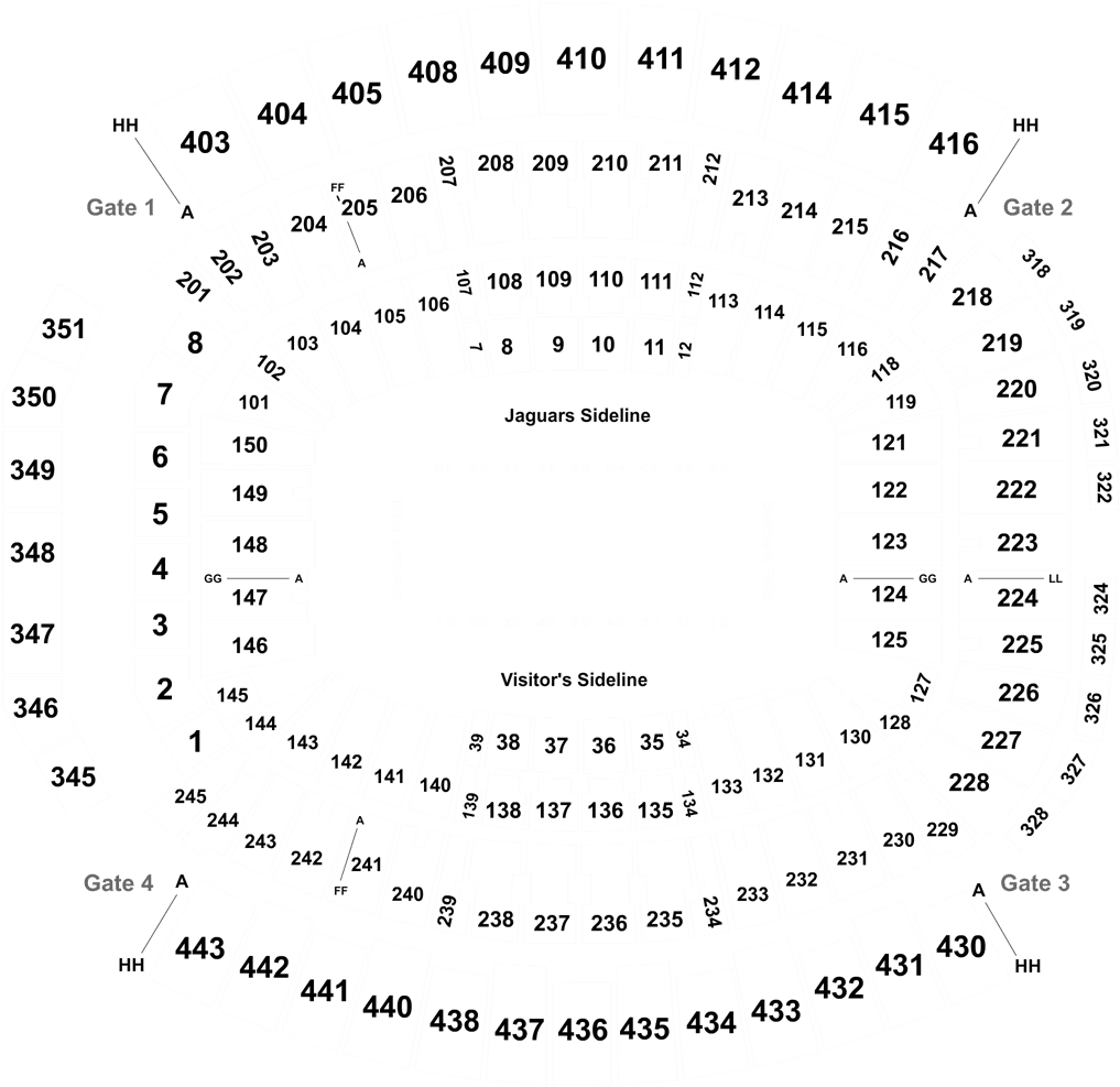 Tiaa Bank Field (1050x1000), Png Download