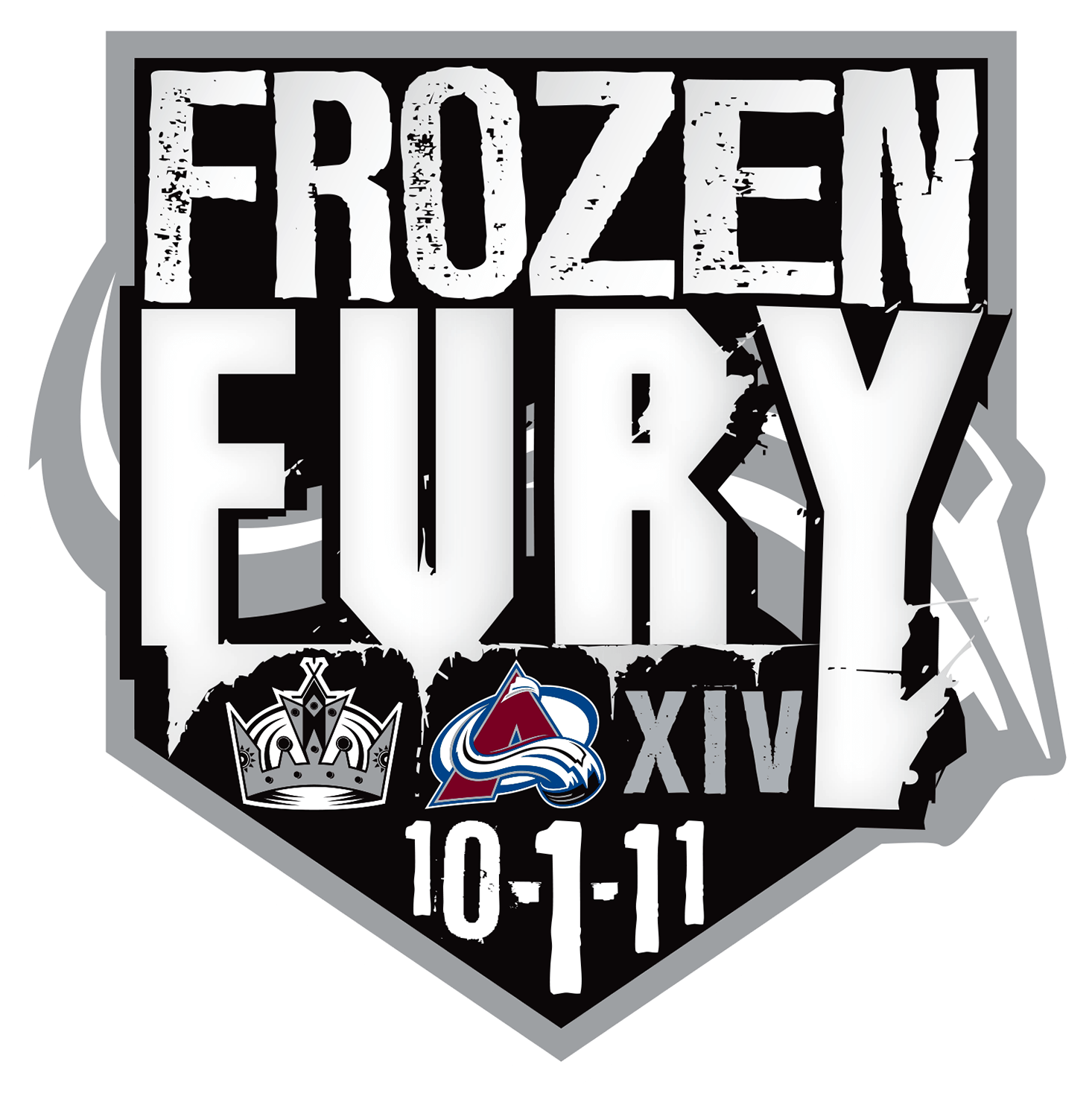 Frozen Fury Primary Logo - Angeles Kings (1500x1474), Png Download