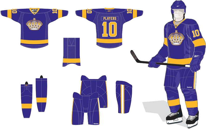 la kings retro jersey