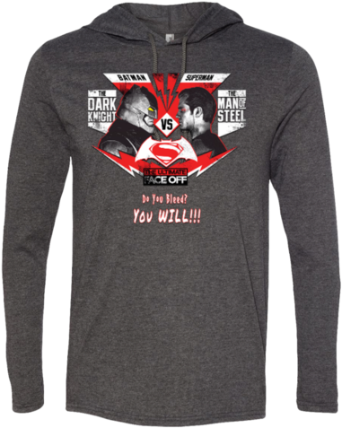 Batman Vs Superman Dawn Of Justice Ls T-shirt Hoodie - Batman Vs Superman Face Off Mug (480x480), Png Download