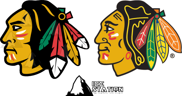 Newblackhawkslogo - Chicago Blackhawks Concept Logo (639x337), Png Download