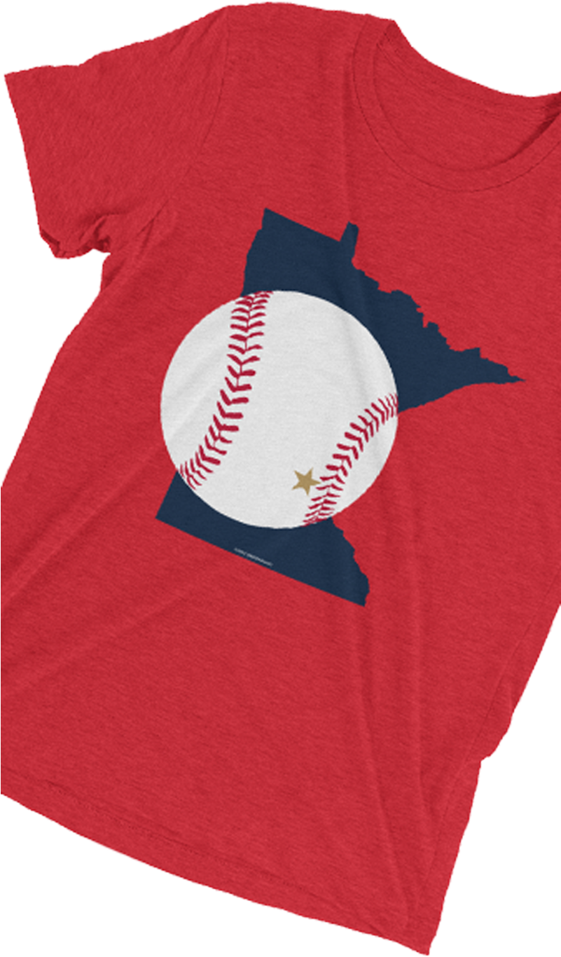 Baseball In Minnesota - Shirt (800x1423), Png Download