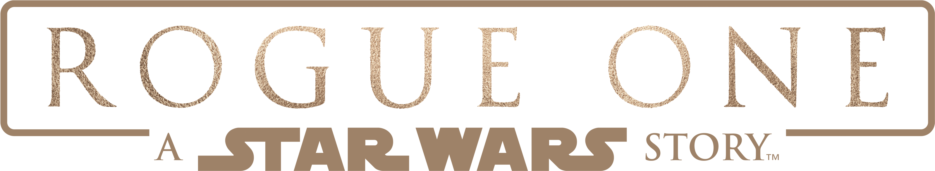 Can You Guess Which Star Wars Movie These Lines Are - Star Wars Rogue One Logo Png (3300x704), Png Download