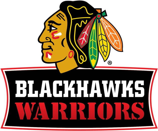 Chicago Blackhawks Warriors (640x539), Png Download