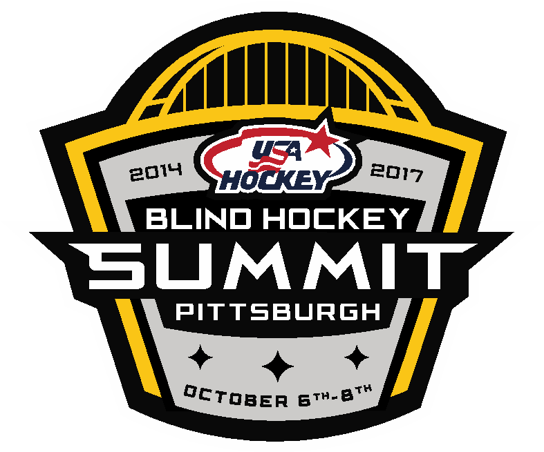 Chicago Blackhawks Blind Hockey Participates In The - Team Usa Hockey (787x655), Png Download