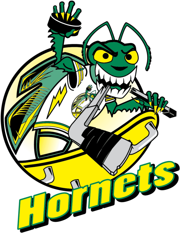 Hornets Sled Hockey Logo (640x800), Png Download