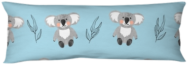 Seamless Pattern With Cute Watercolor Koala Bears On - Watercolor Painting (400x400), Png Download