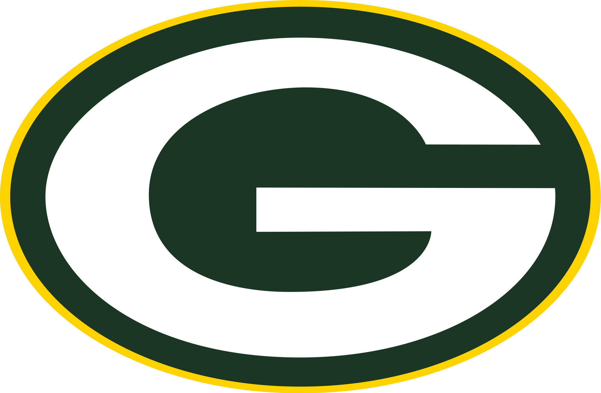 Green Bay Packers Logo - Packers Png Logo (1853x1214), Png Download