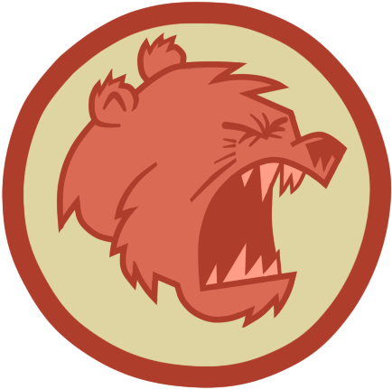 Hazardous Bears Logo - Deer (442x442), Png Download