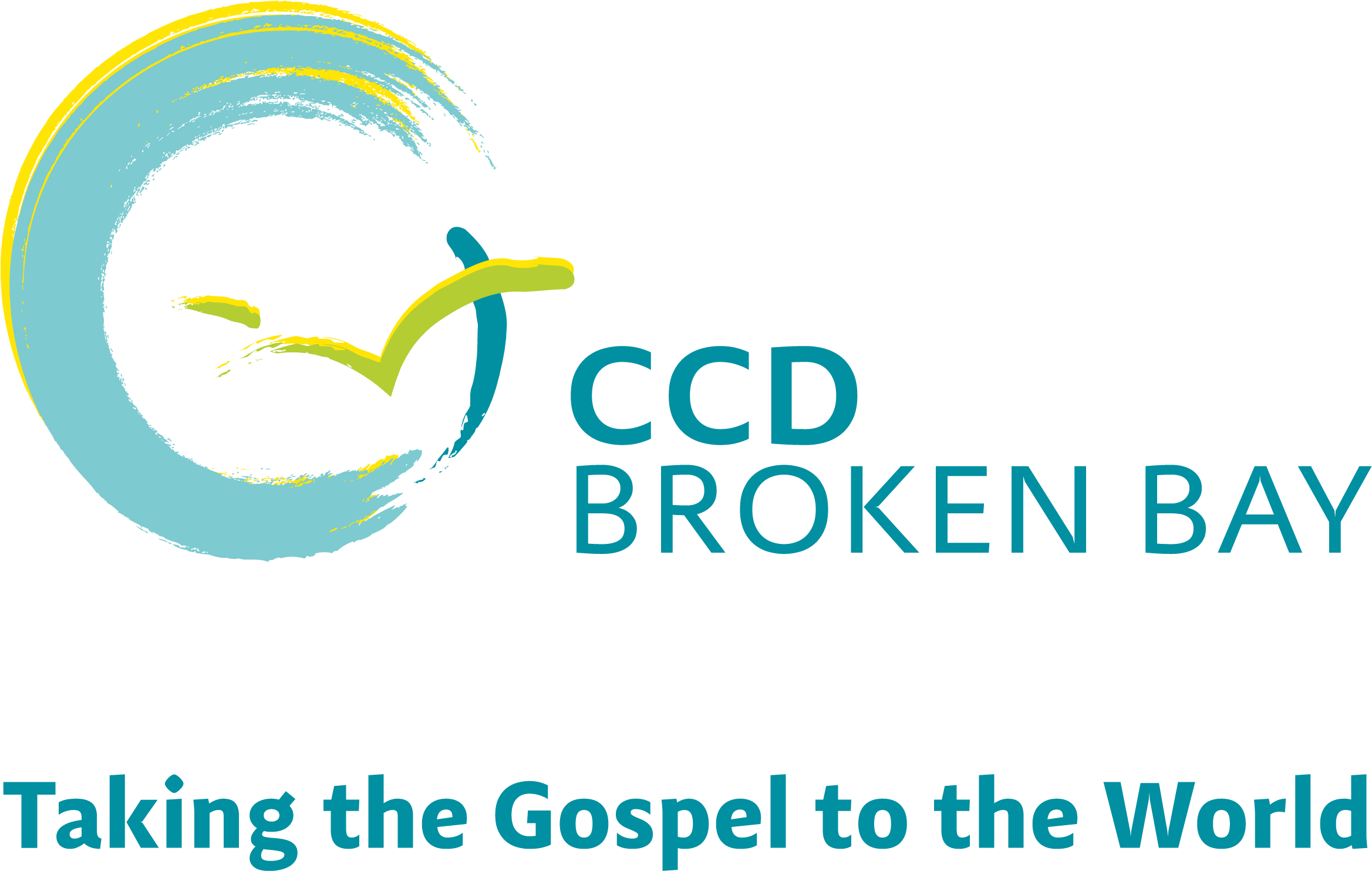 Ccd Catholic Diocese Of Broken Bay Png Logo Green Bay - Tagline (2337x1502), Png Download