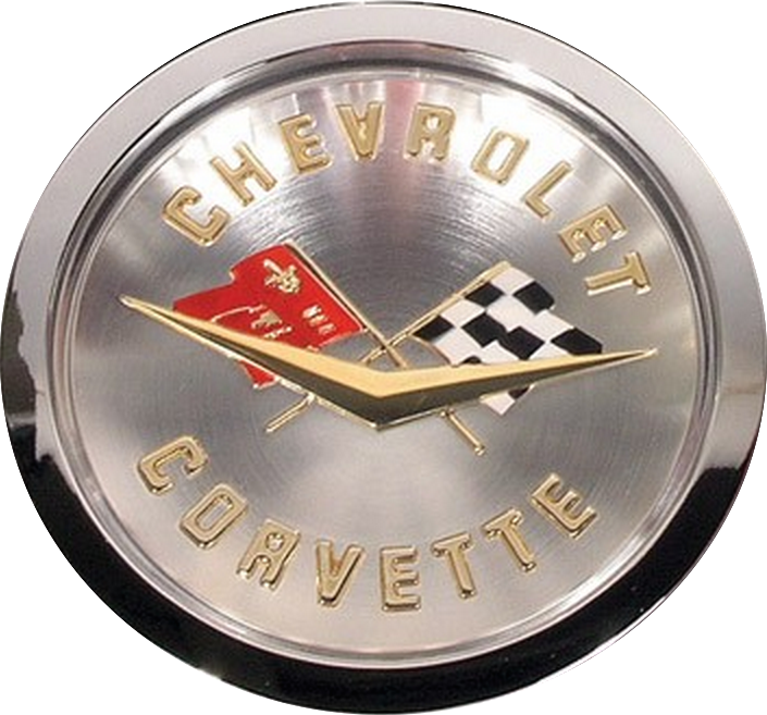 1953-55 Nose - 1961 C1 Corvette Emblem (705x657), Png Download