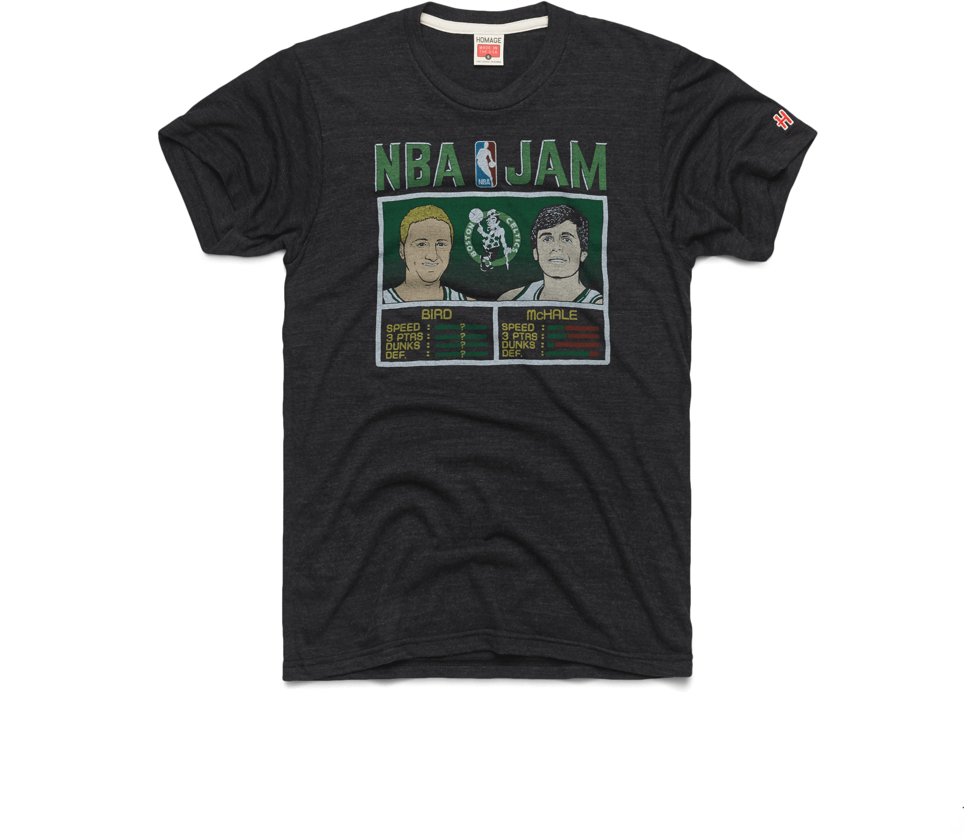 In Survey After Survey, Sports Historians Agree That - Nba Jam Celtics Shirt (2000x2000), Png Download