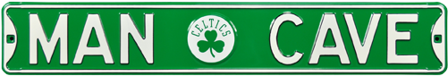 Boston Celtics “man Cave” Authentic Street Sign - Toronto Maple Leafs Man Cave Sign (500x500), Png Download