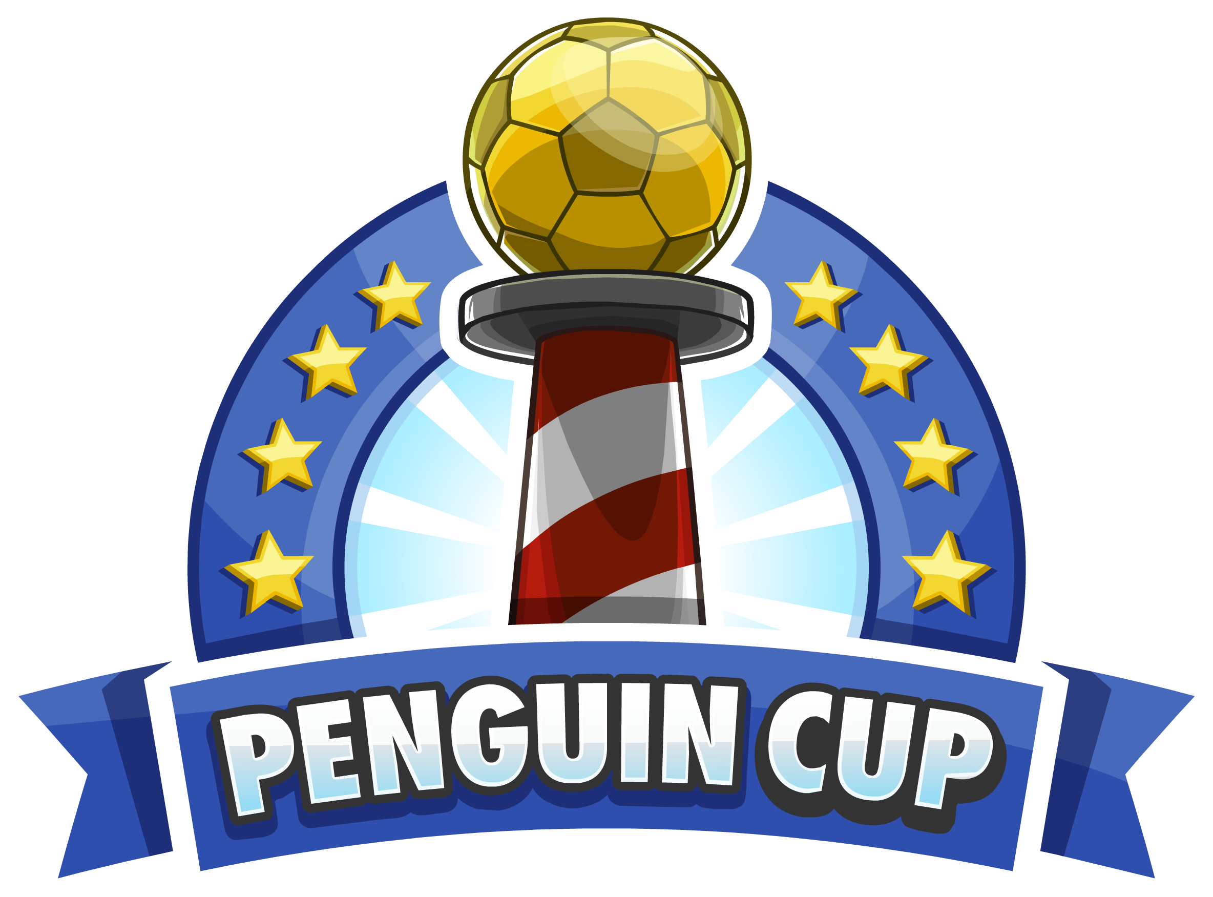 Penguin Cup Logo - Copa Club Penguin (2368x1751), Png Download