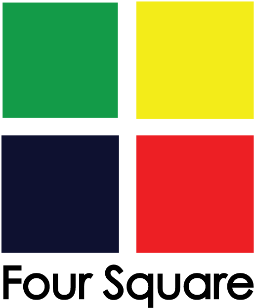 Logo Four Square - 4 Square T Shirt Logo (514x630), Png Download