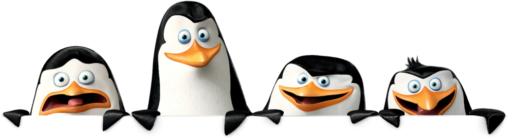 Madagascar Penguins Png - Madagascar Png (1000x404), Png Download
