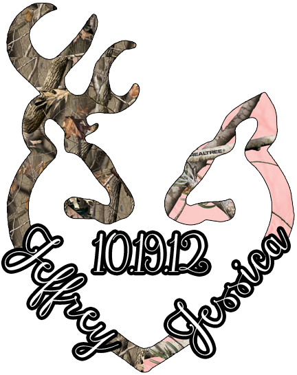 Pin Browning Deer Heart Vinyl Sticker Decal Car Truck - Bsi College Penn State Nittany Lions Camo 3'x5' Flag (447x565), Png Download