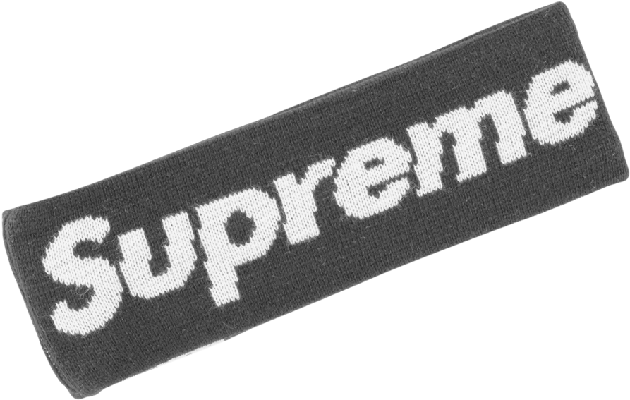 Supreme X New Era Sweatband / Headband (1000x600), Png Download