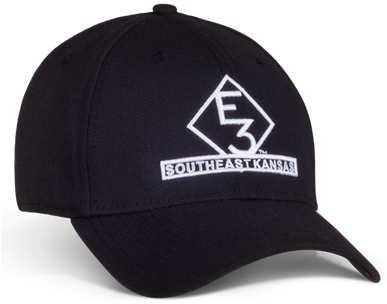E3 Southeast Kansas New Era Black Hat - Luke Bryan E3 Hat (386x366), Png Download