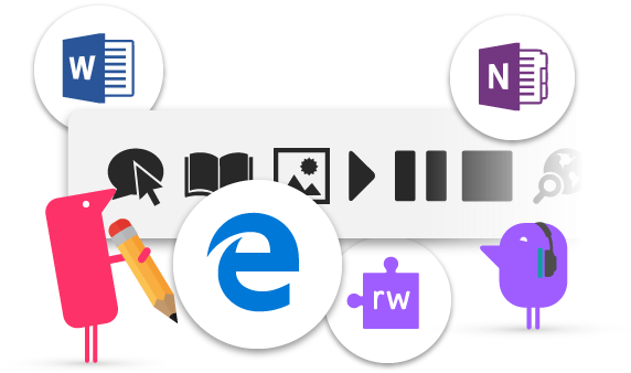 Read And Write Works With Microsoft Edge - Microsoft Edge (600x400), Png Download