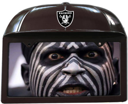 Oakland Raiders Baseball Cap Frame - Oakland Raiders (480x378), Png Download