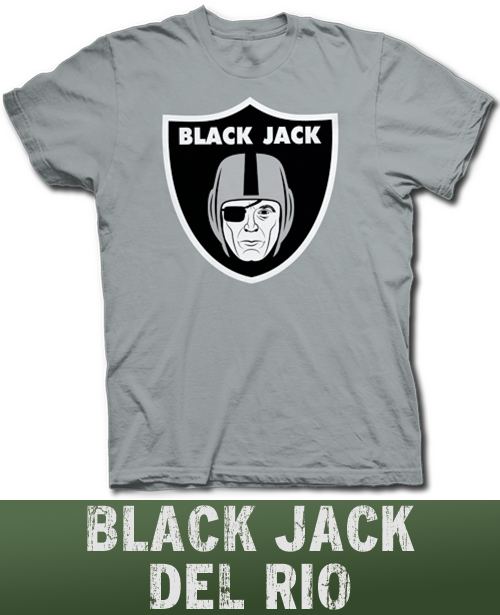 Black Jack Del Rio Oakland Raider Nation Coach Logo - Yu Darvish Jersey Japan (500x615), Png Download