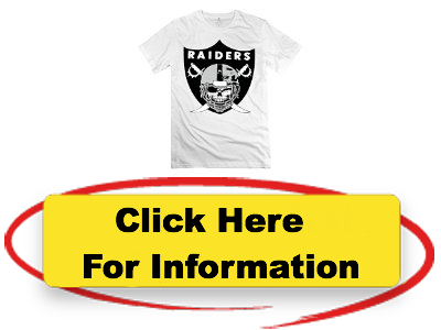 Jiuzhou Mens T Shirt Scaring Logo Oakland Raiders White - Infant (400x300), Png Download