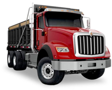 Commercial Dump Truck - 2017 International Dump Truck (669x471), Png Download