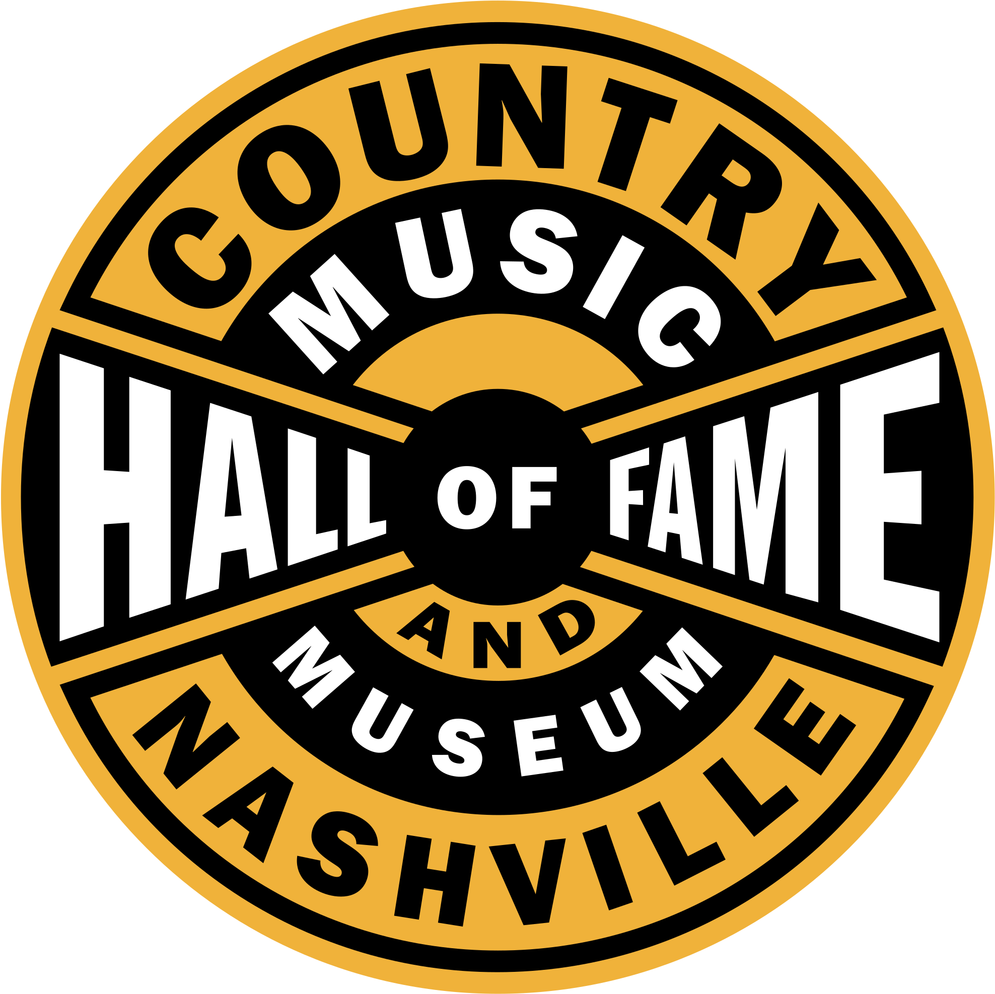 Passes For Two To The Country Music Hall Of Fame And - Country Music Hall Of Fame Nashville Logo (2000x2000), Png Download