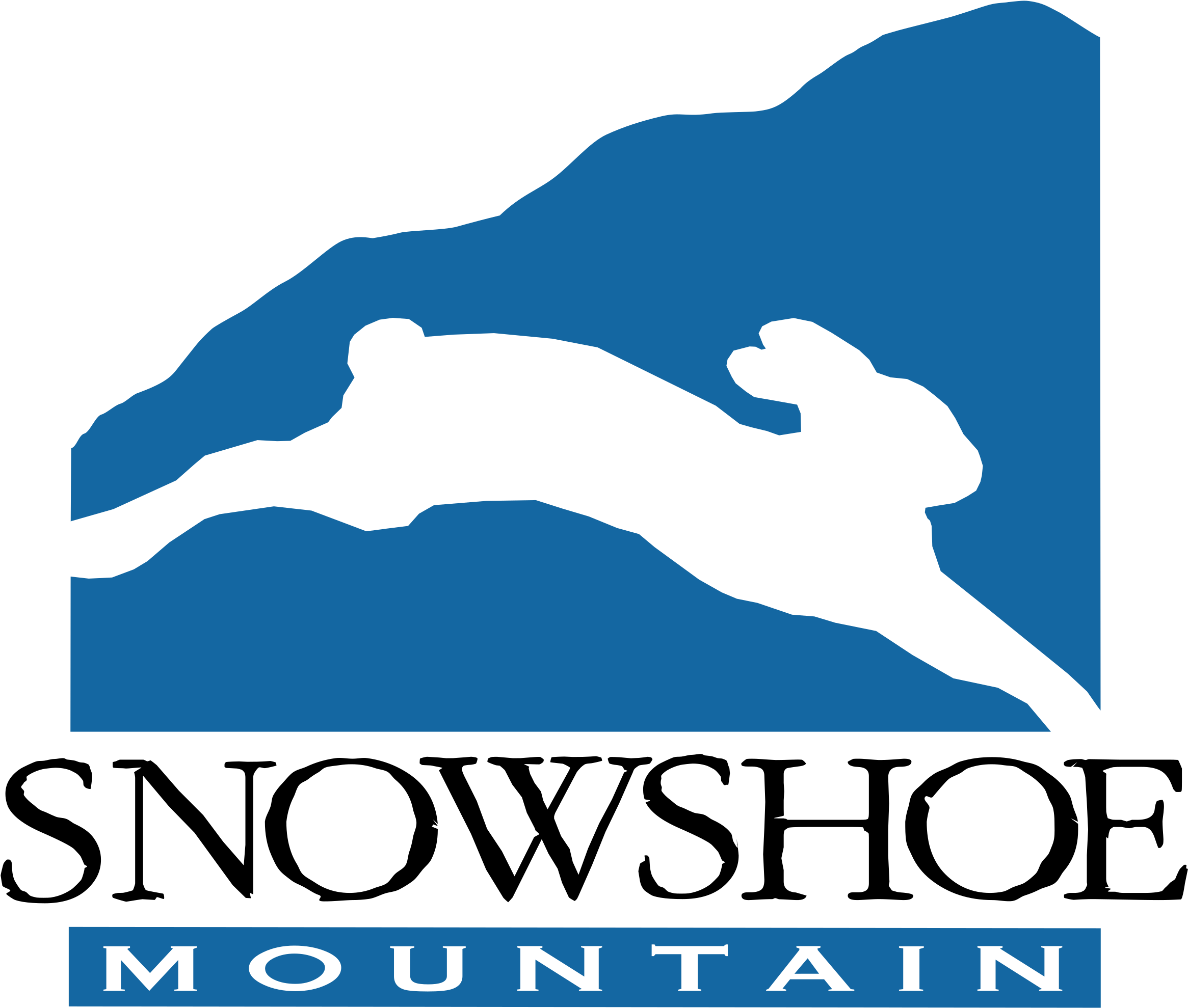 Snowshoe Mountain Logo Png Transparent - Snowshoe Mountain White Logo (2400x2400), Png Download