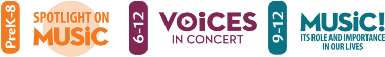 Music Studio Logos - Hal Leonard Voices In Concert, Level 4 Mixed Choral (800x237), Png Download