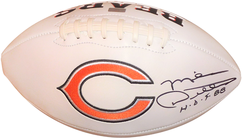 Mike Ditka Autographed Chicago Bears Logo Football (500x500), Png Download