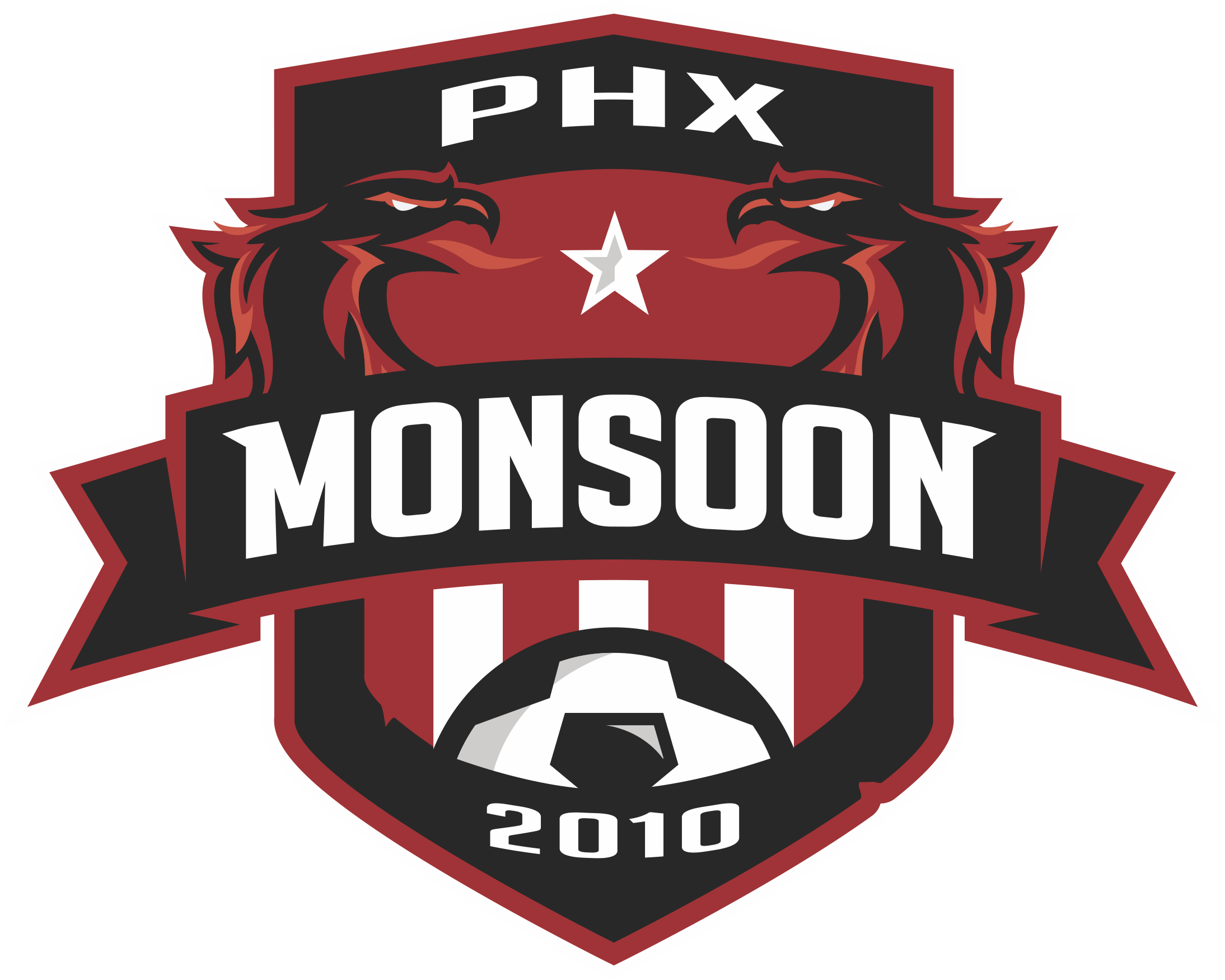 Phoenix Soccer Logo - Phoenix Monsoon Logo (2188x1750), Png Download