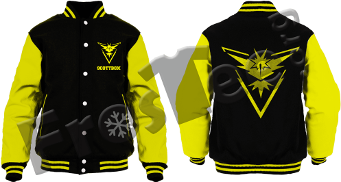 Pokemon Go Team Mystic Jacket (500x500), Png Download