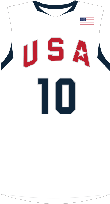 Redeem Team Home - 2008 Usa Olympic Jerseys (360x698), Png Download