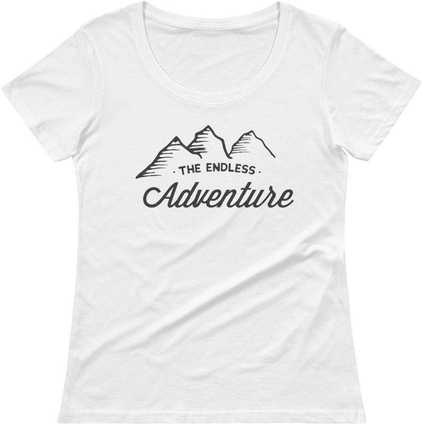 Image Of Tea Women's Mountain Logo - Solid Space Shirt (1300x1000), Png Download